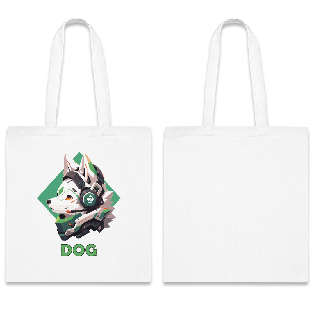 100%纯棉帆布手提袋 | Mascot-Dog-011