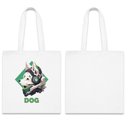 100% Cotton Canvas Tote Bag | Mascot-Dog-011