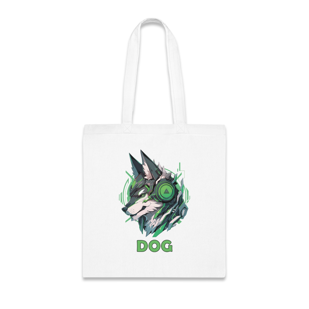 100%纯棉帆布手提袋 | Mascot-Dog-012