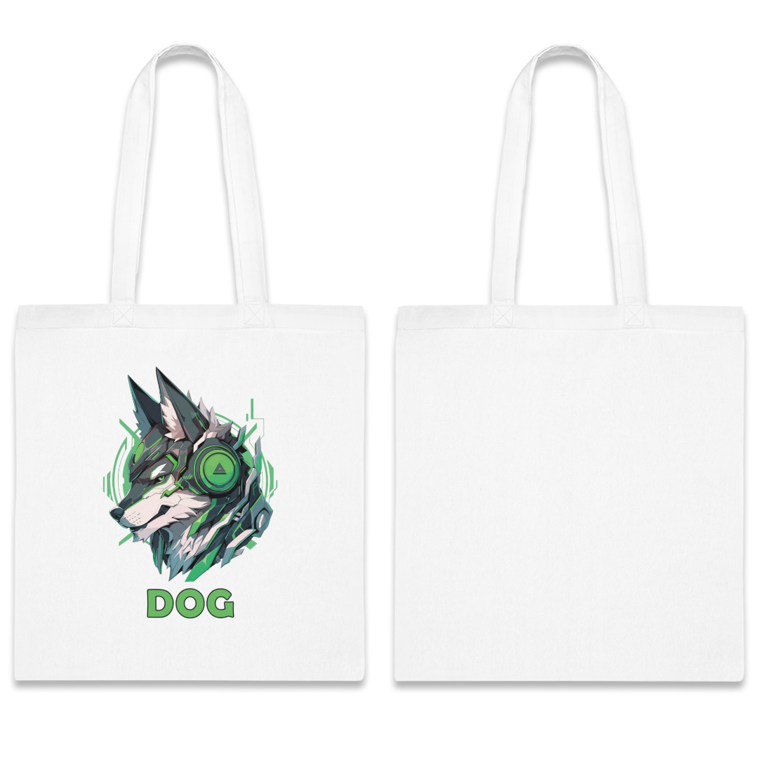 100%纯棉帆布手提袋 | Mascot-Dog-012