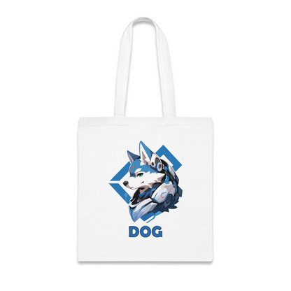 100% Cotton Canvas Tote Bag | Mascot-Dog-013