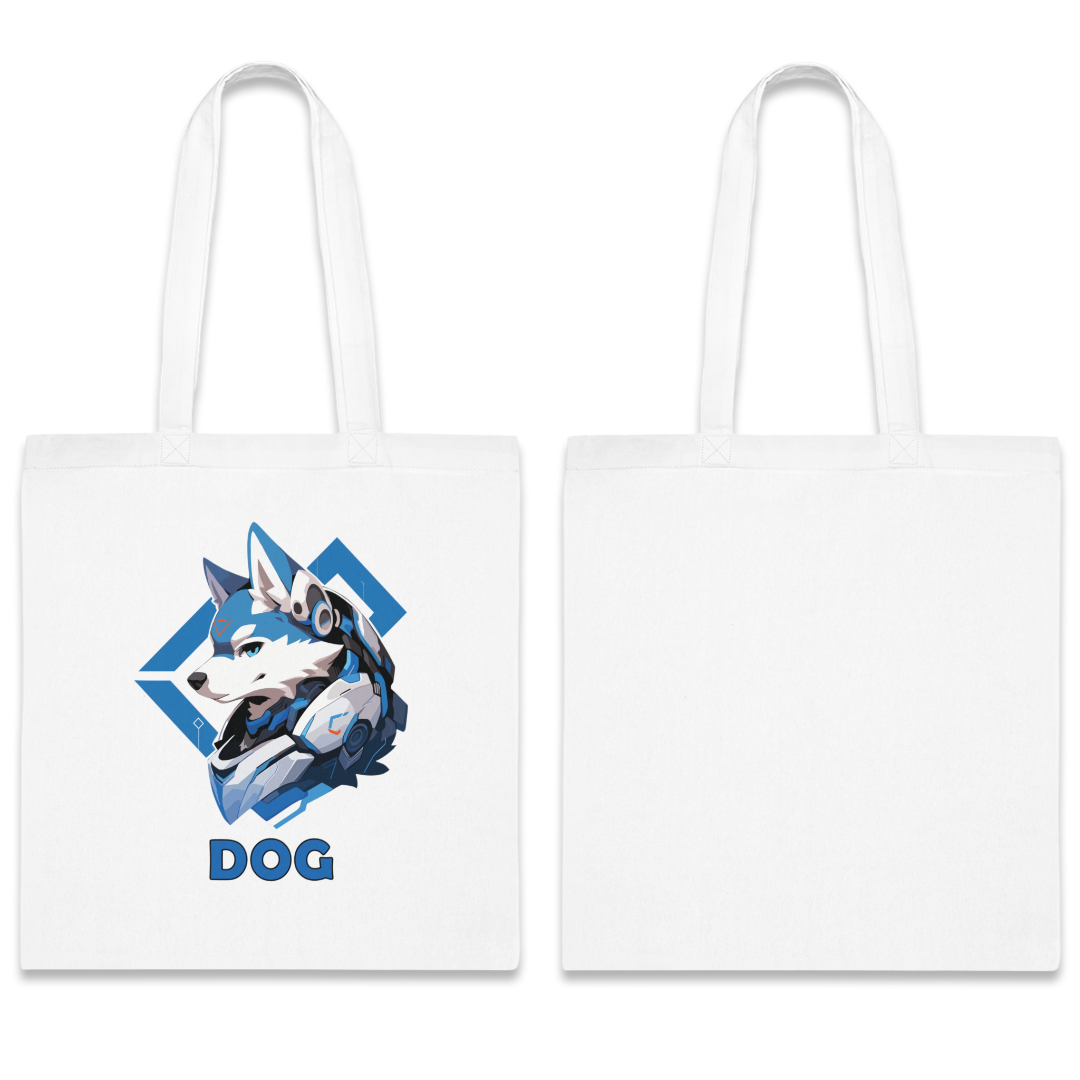 100% Cotton Canvas Tote Bag | Mascot-Dog-013