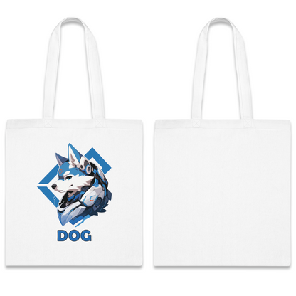 100% Cotton Canvas Tote Bag | Mascot-Dog-013