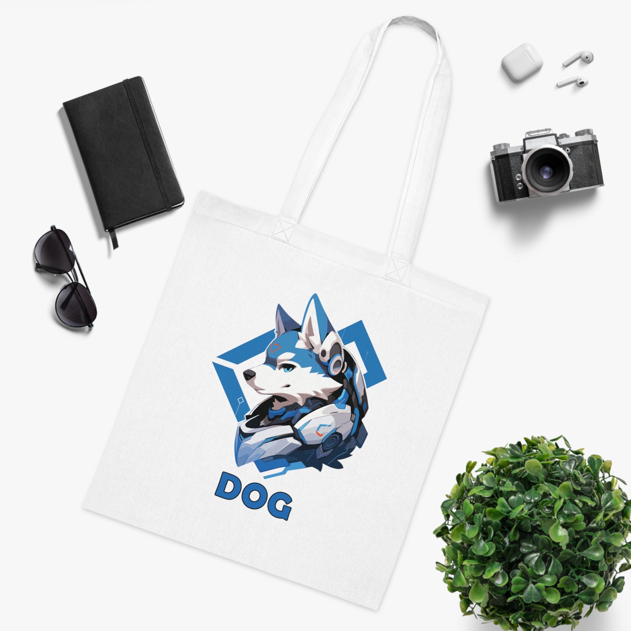 100%纯棉帆布手提袋 | Mascot-Dog-013
