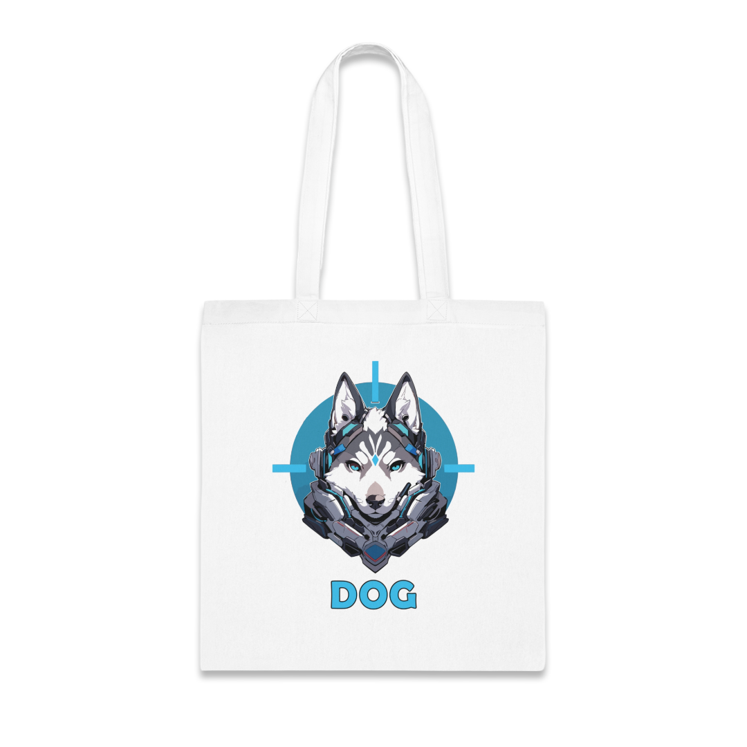 100%纯棉帆布手提袋 | Mascot-Dog-014