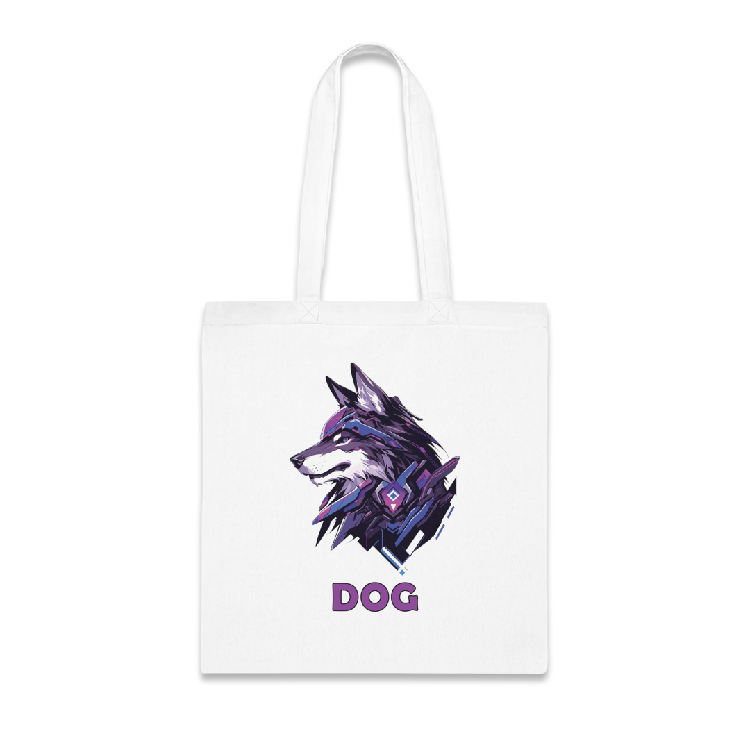 100% Cotton Canvas Tote Bag | Mascot-Dog-015