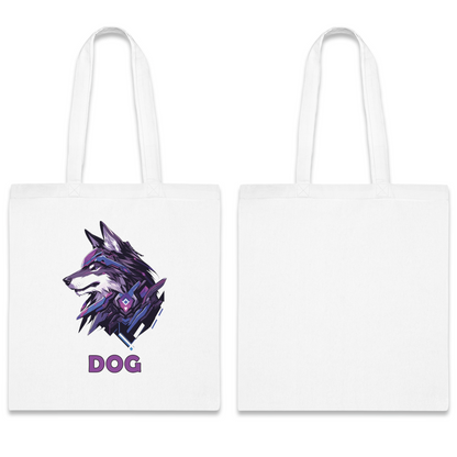 100% Cotton Canvas Tote Bag | Mascot-Dog-015