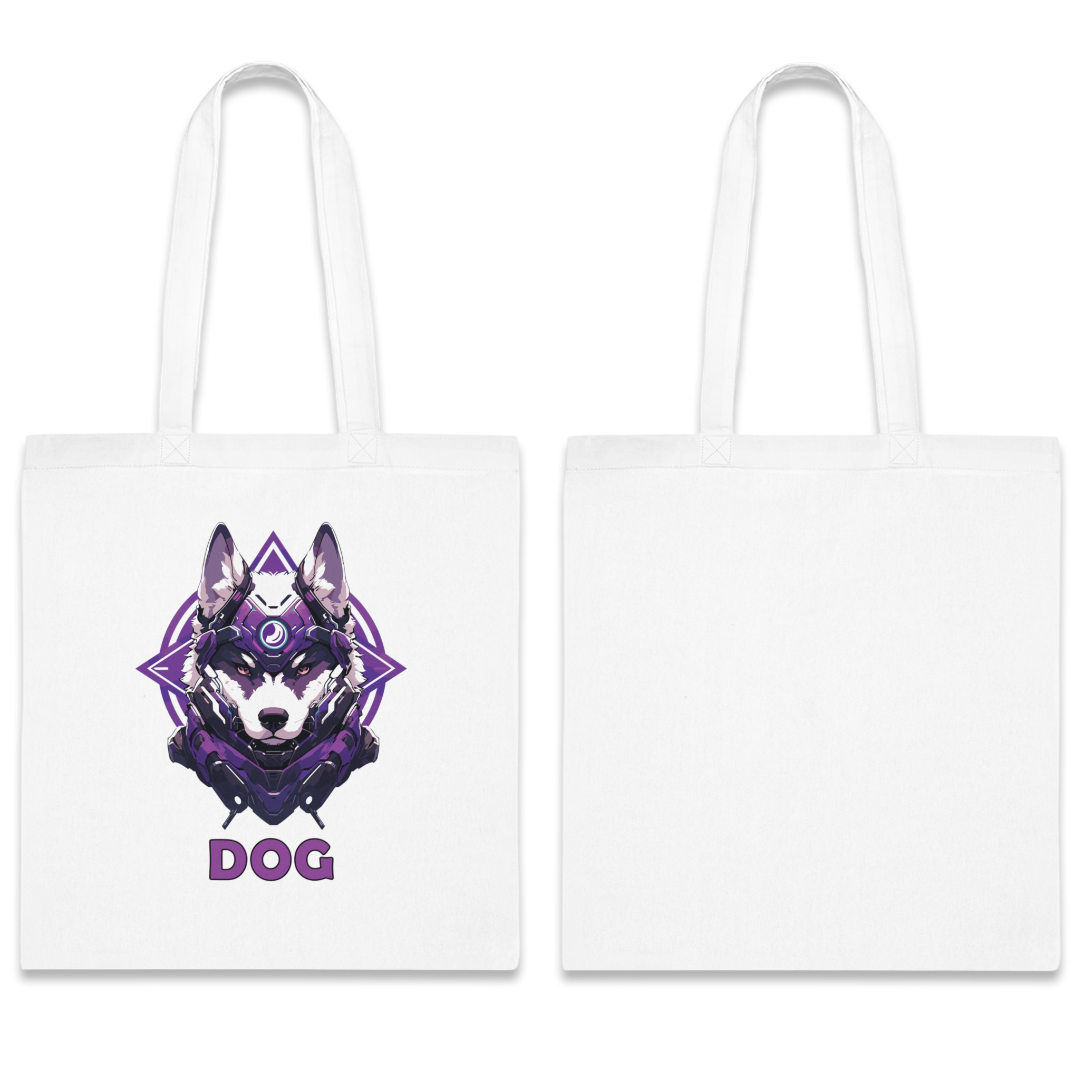 100% Cotton Canvas Tote Bag | Mascot-Dog-016