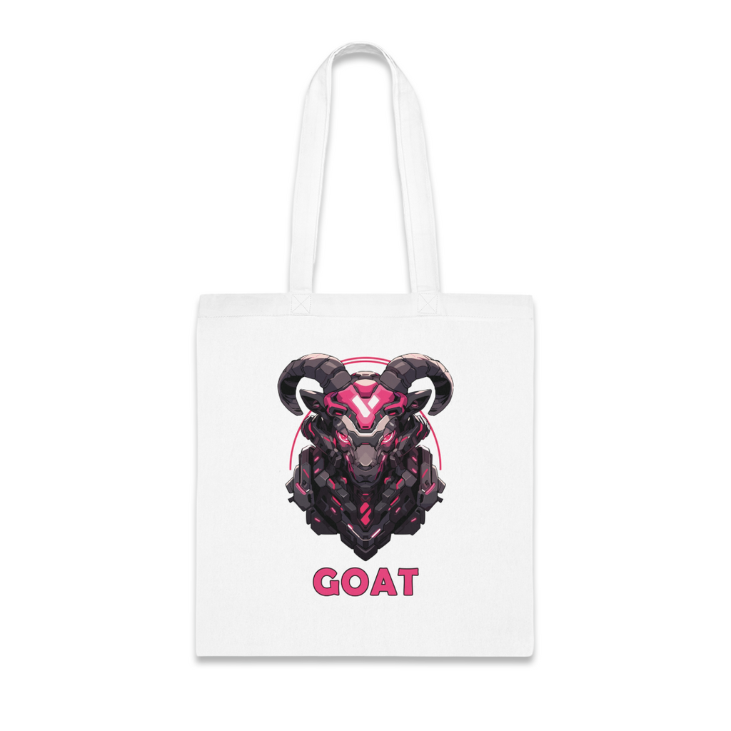 100%纯棉帆布手提袋 | Mascot-Goat-001