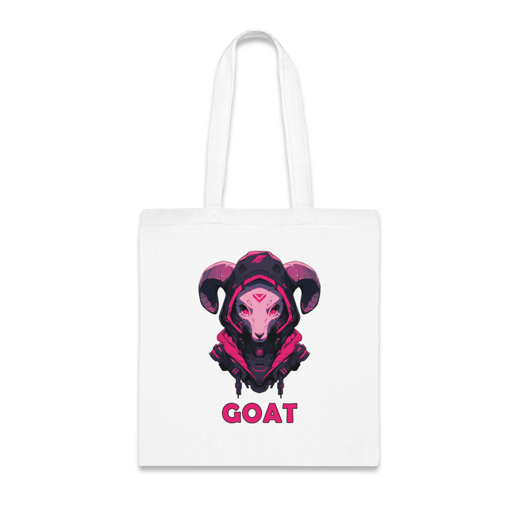 100%纯棉帆布手提袋 | Mascot-Goat-002