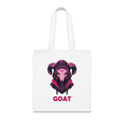 100% Cotton Canvas Tote Bag | Mascot-Goat-002