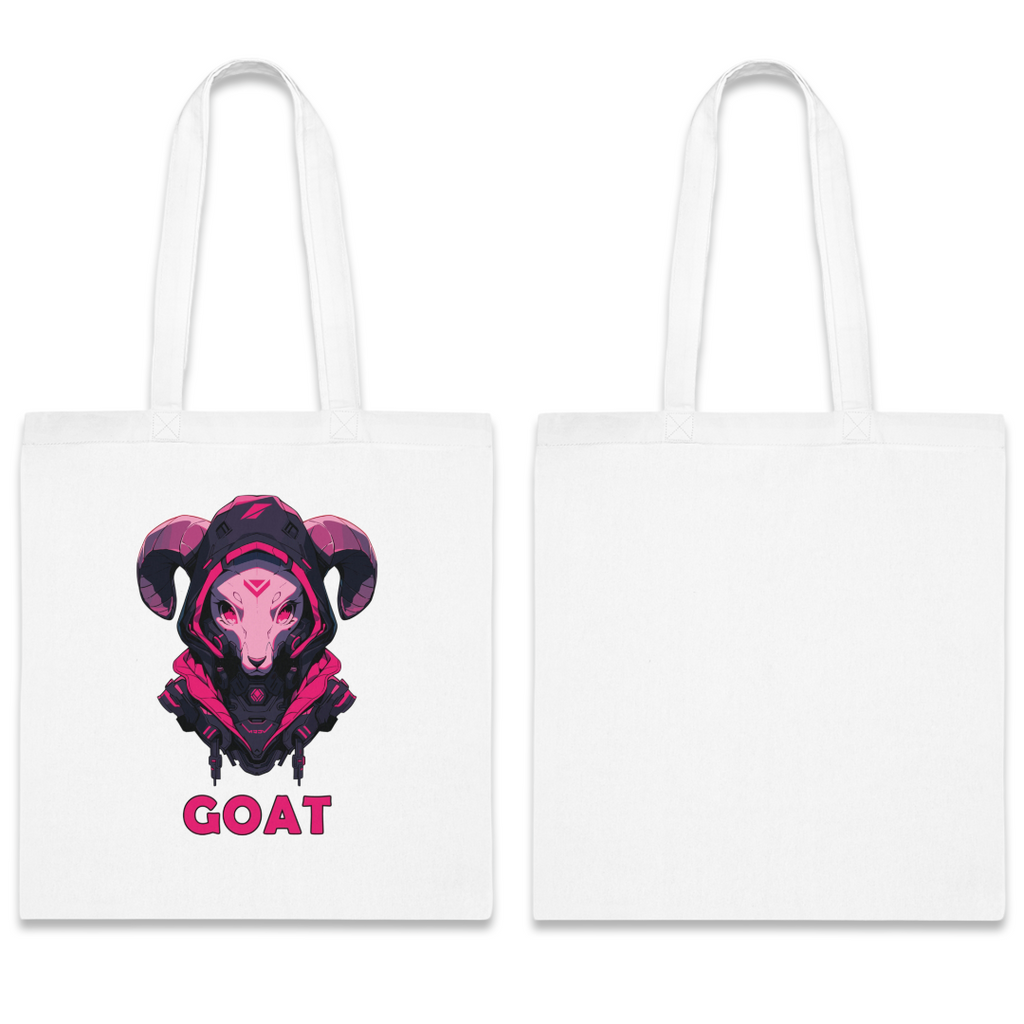 100%纯棉帆布手提袋 | Mascot-Goat-002