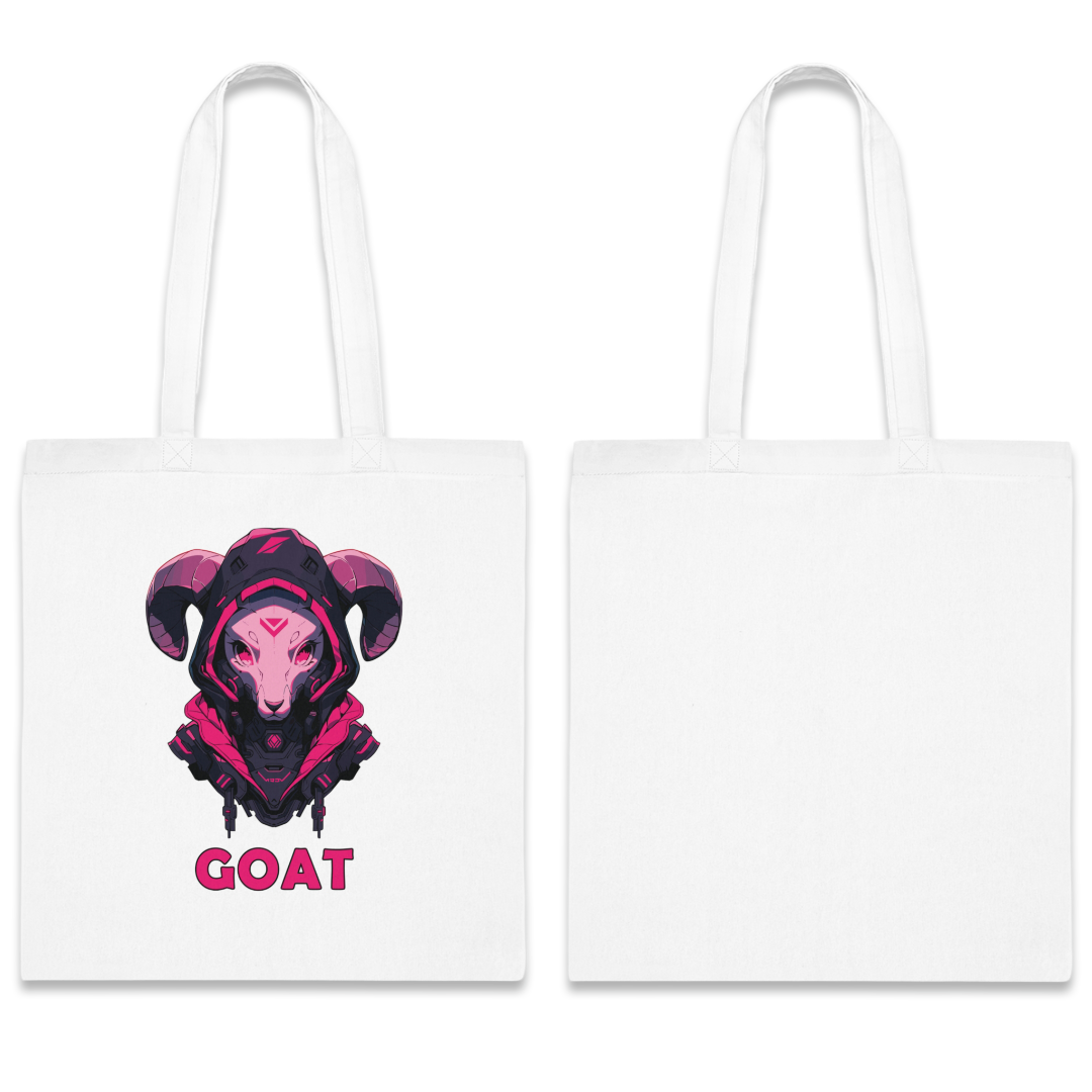 100%纯棉帆布手提袋 | Mascot-Goat-002