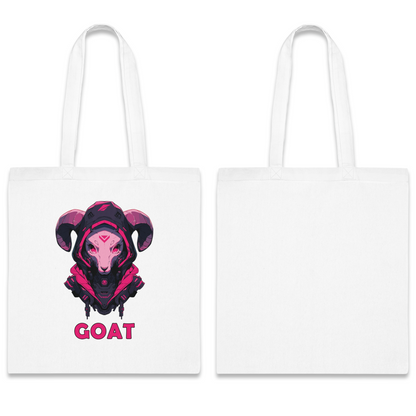 100% Cotton Canvas Tote Bag | Mascot-Goat-002