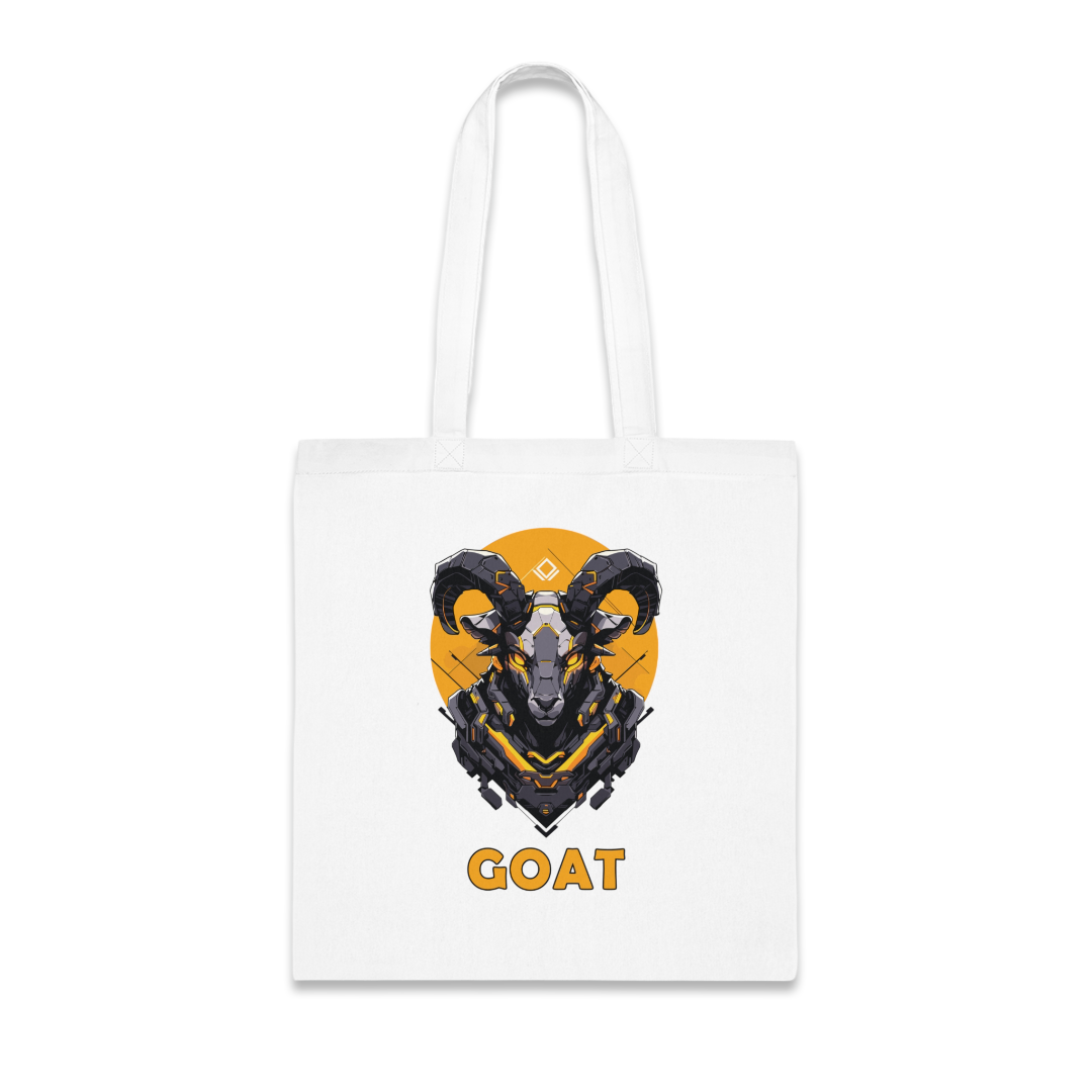 100%纯棉帆布手提袋 | Mascot-Goat-003