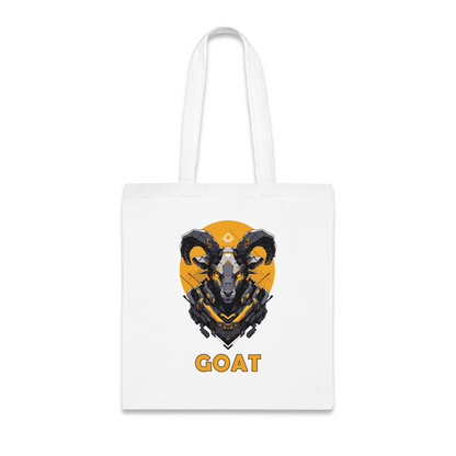 100% Cotton Canvas Tote Bag | Mascot-Goat-003