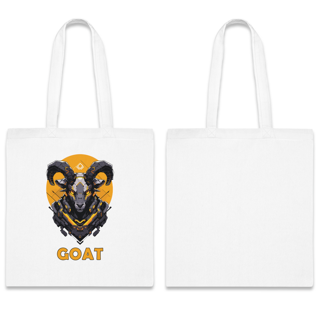 100%纯棉帆布手提袋 | Mascot-Goat-003