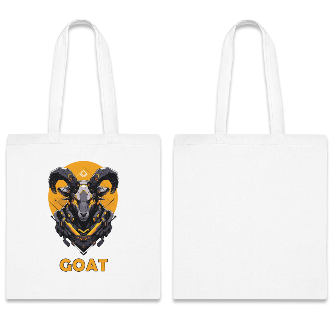 100%纯棉帆布手提袋 | Mascot-Goat-003