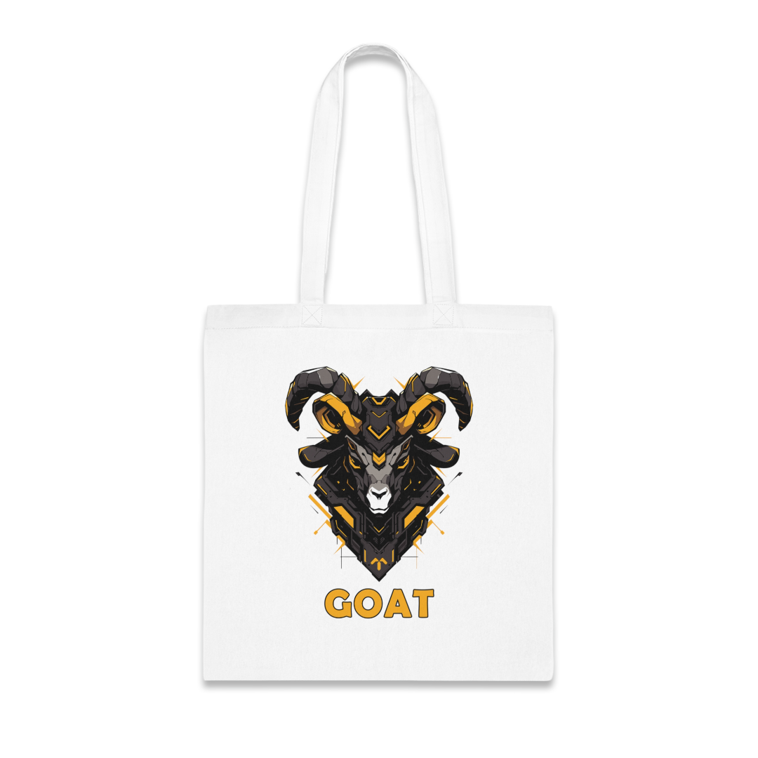 100%纯棉帆布手提袋 | Mascot-Goat-004