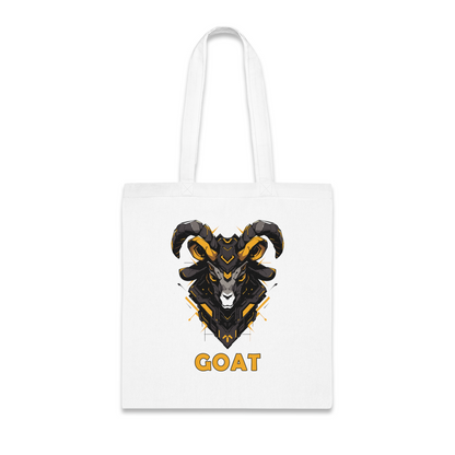 100% Cotton Canvas Tote Bag | Mascot-Goat-004