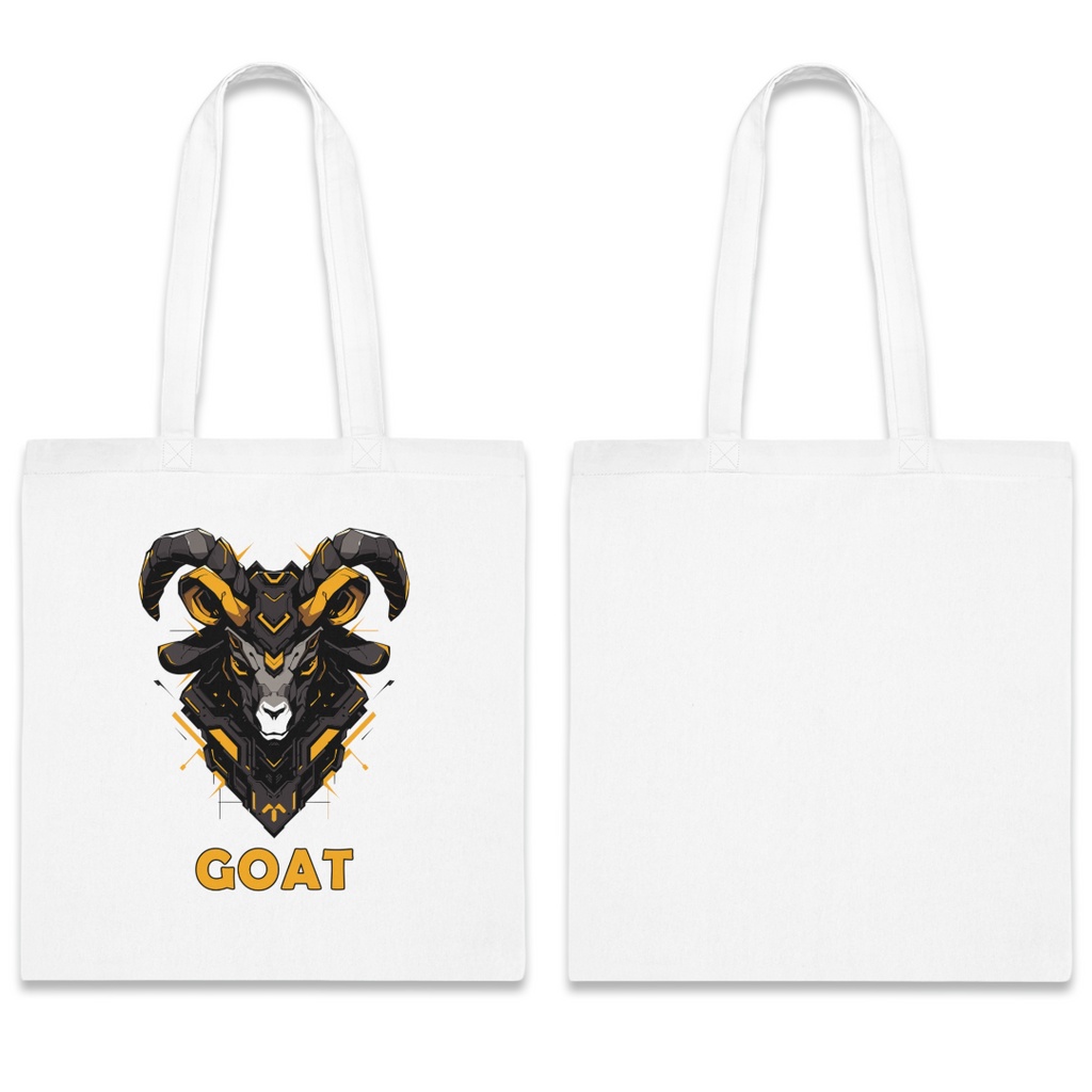 100%纯棉帆布手提袋 | Mascot-Goat-004