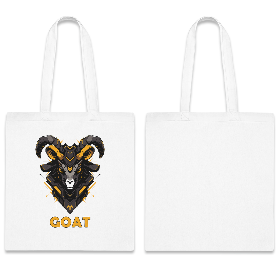 100%纯棉帆布手提袋 | Mascot-Goat-004