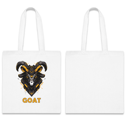 100% Cotton Canvas Tote Bag | Mascot-Goat-004