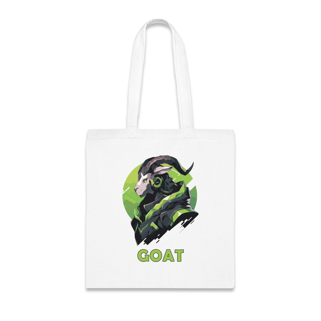 100%纯棉帆布手提袋 | Mascot-Goat-005