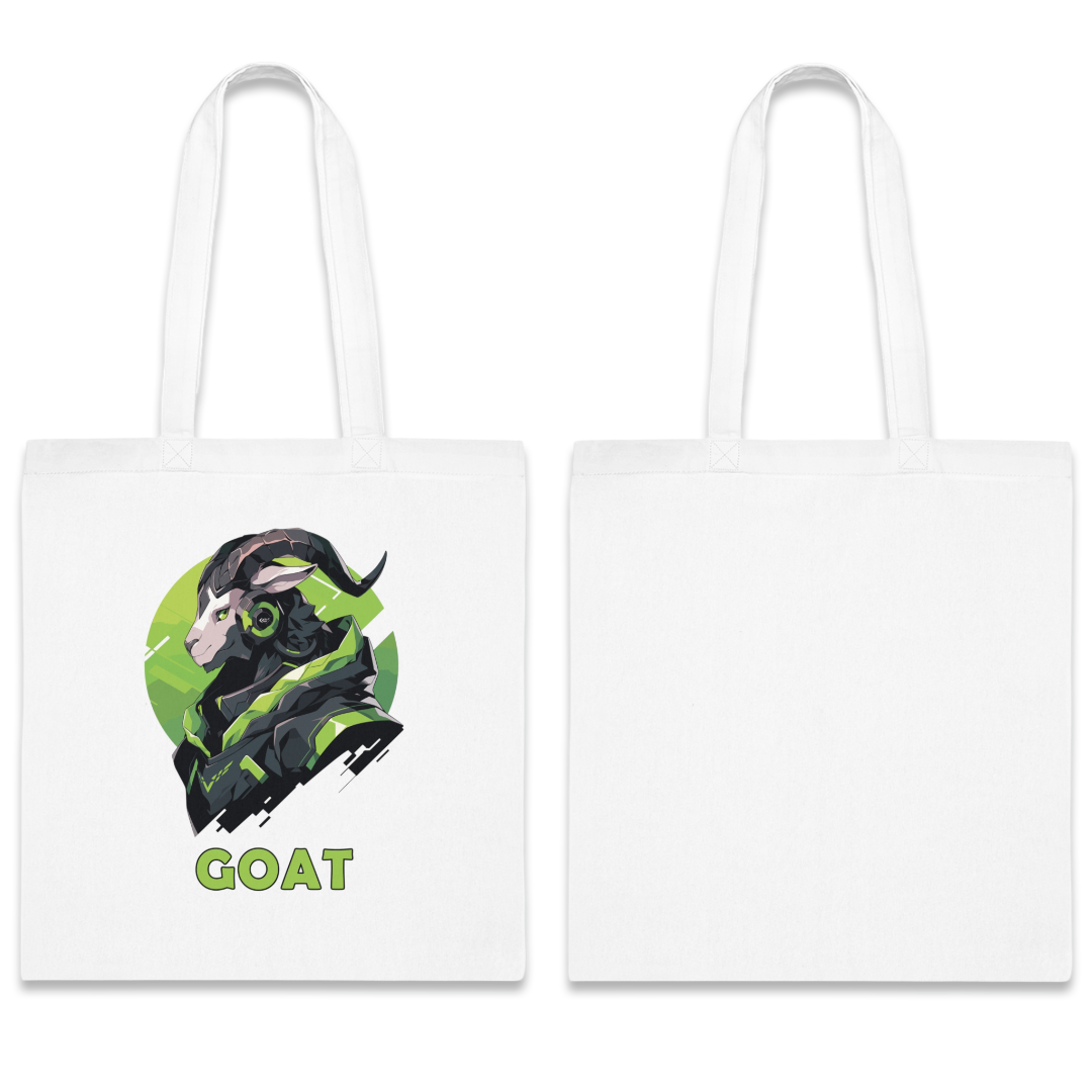 100%纯棉帆布手提袋 | Mascot-Goat-005