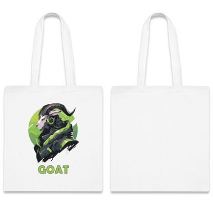 100% Cotton Canvas Tote Bag | Mascot-Goat-005