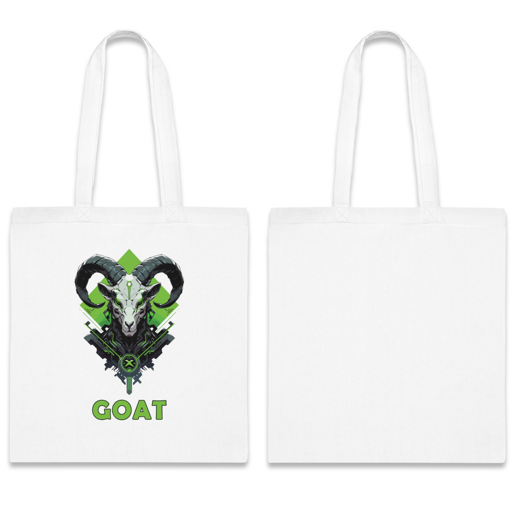 100%纯棉帆布手提袋 | Mascot-Goat-006
