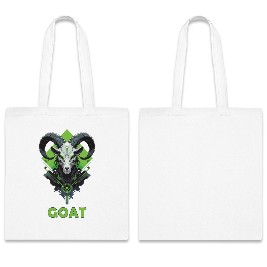 100%纯棉帆布手提袋 | Mascot-Goat-006