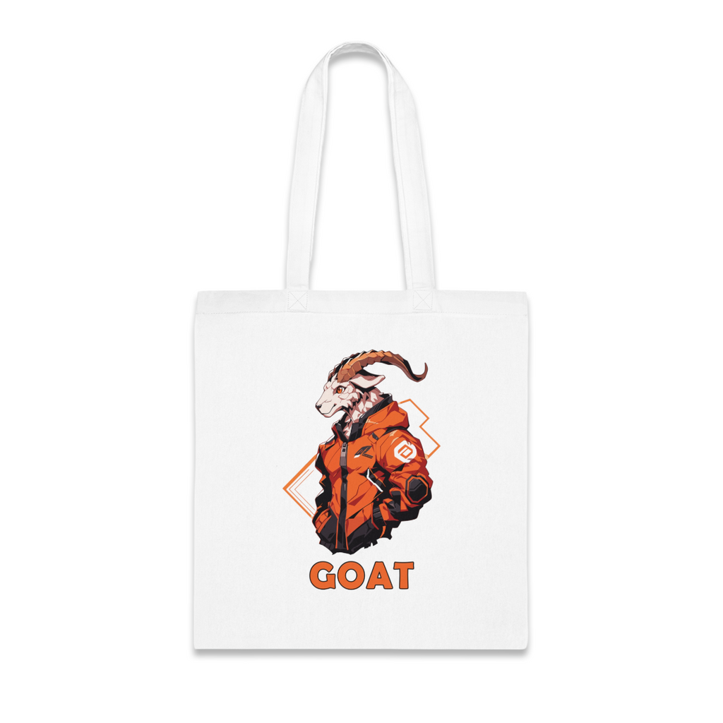 100%纯棉帆布手提袋 | Mascot-Goat-007