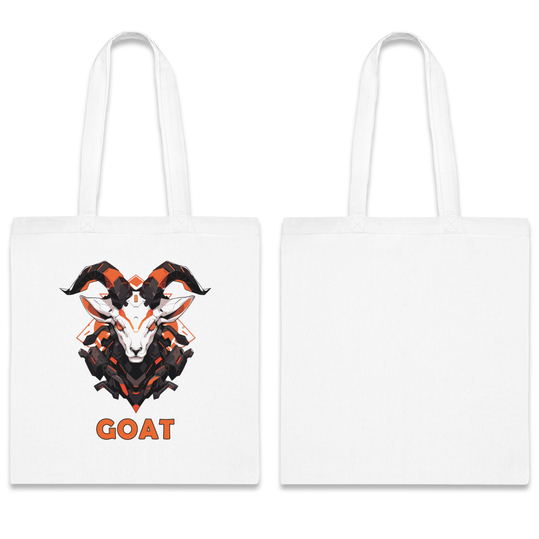 100%纯棉帆布手提袋 | Mascot-Goat-008