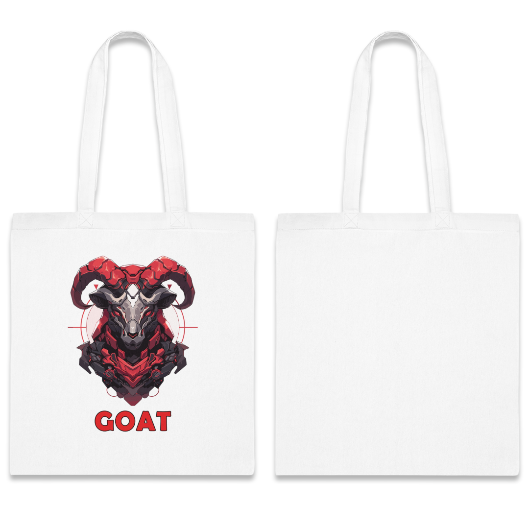 100%纯棉帆布手提袋 | Mascot-Goat-009