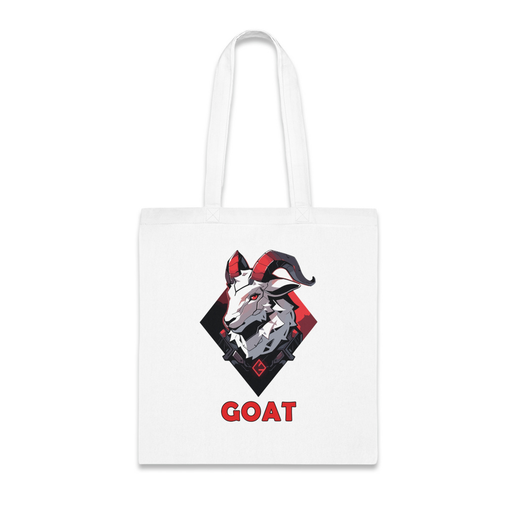 100%纯棉帆布手提袋 | Mascot-Goat-010