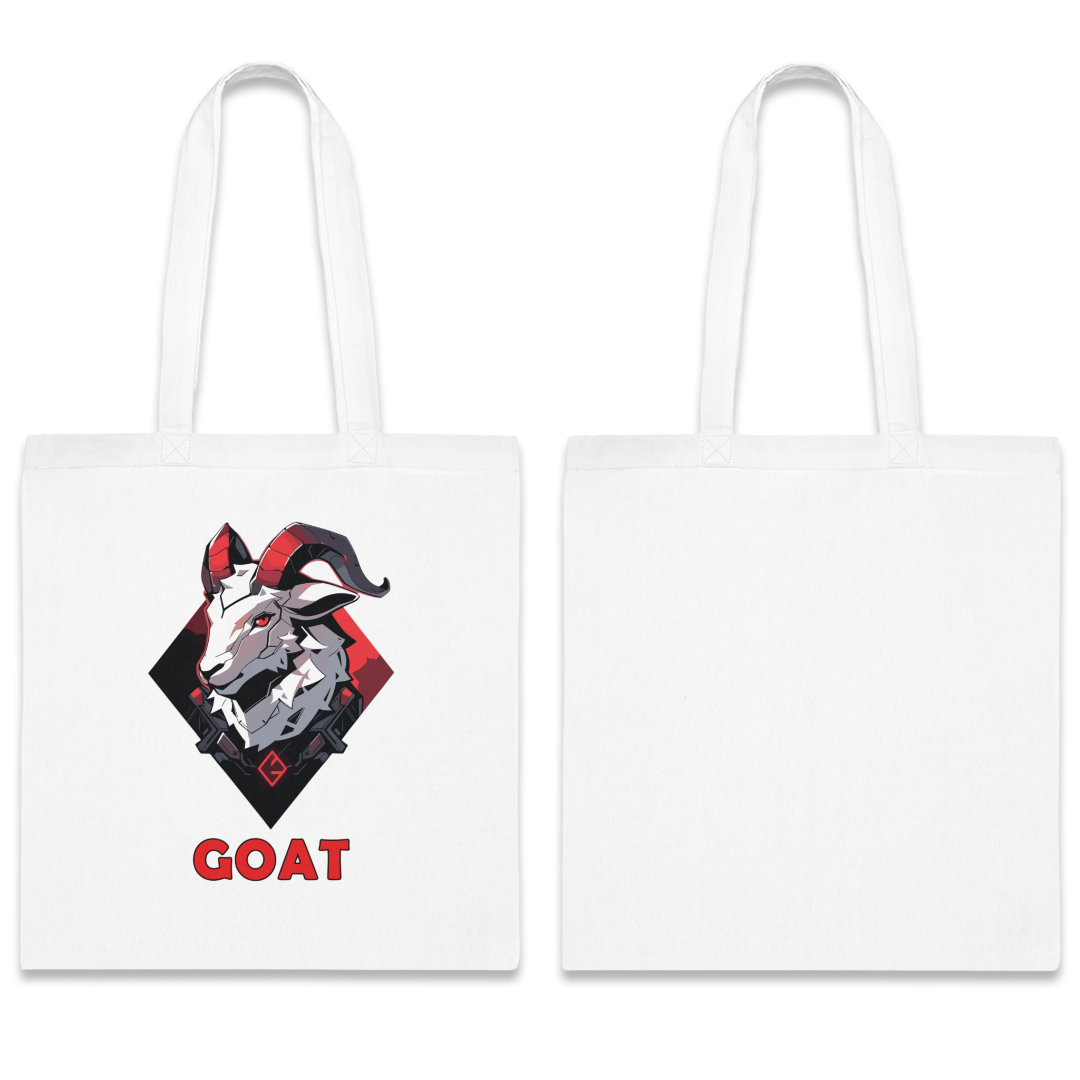 100%纯棉帆布手提袋 | Mascot-Goat-010