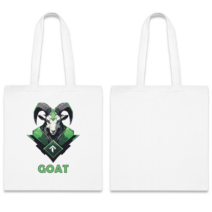 100% Cotton Canvas Tote Bag | Mascot-Goat-011