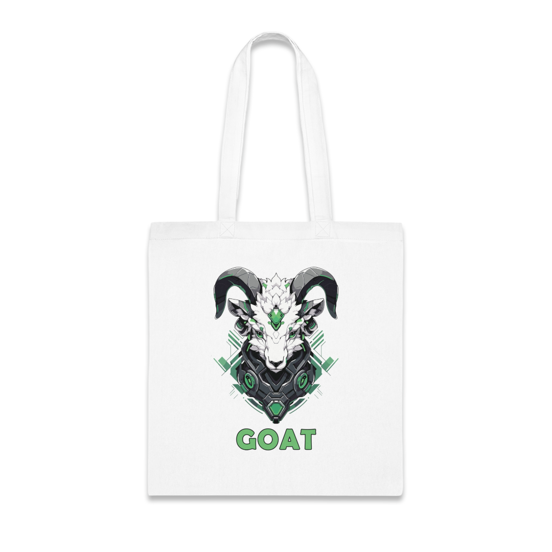 100%纯棉帆布手提袋 | Mascot-Goat-012