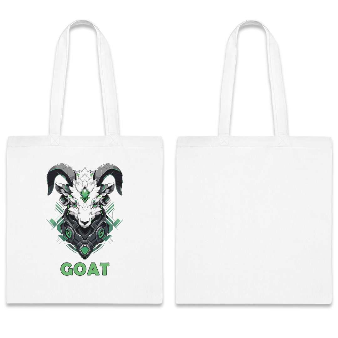 100%纯棉帆布手提袋 | Mascot-Goat-012