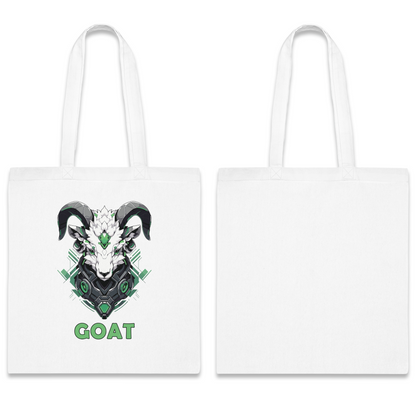 100% Cotton Canvas Tote Bag | Mascot-Goat-012