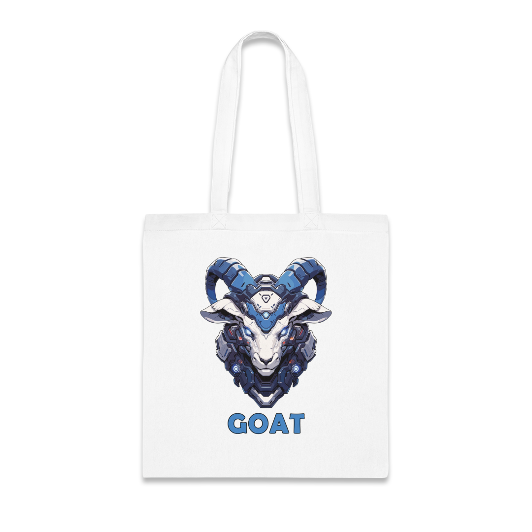 100%纯棉帆布手提袋 | Mascot-Goat-013