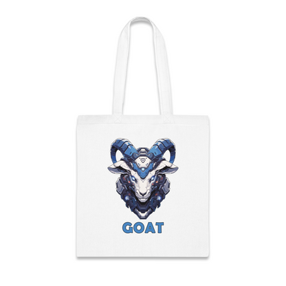 100% Cotton Canvas Tote Bag | Mascot-Goat-013