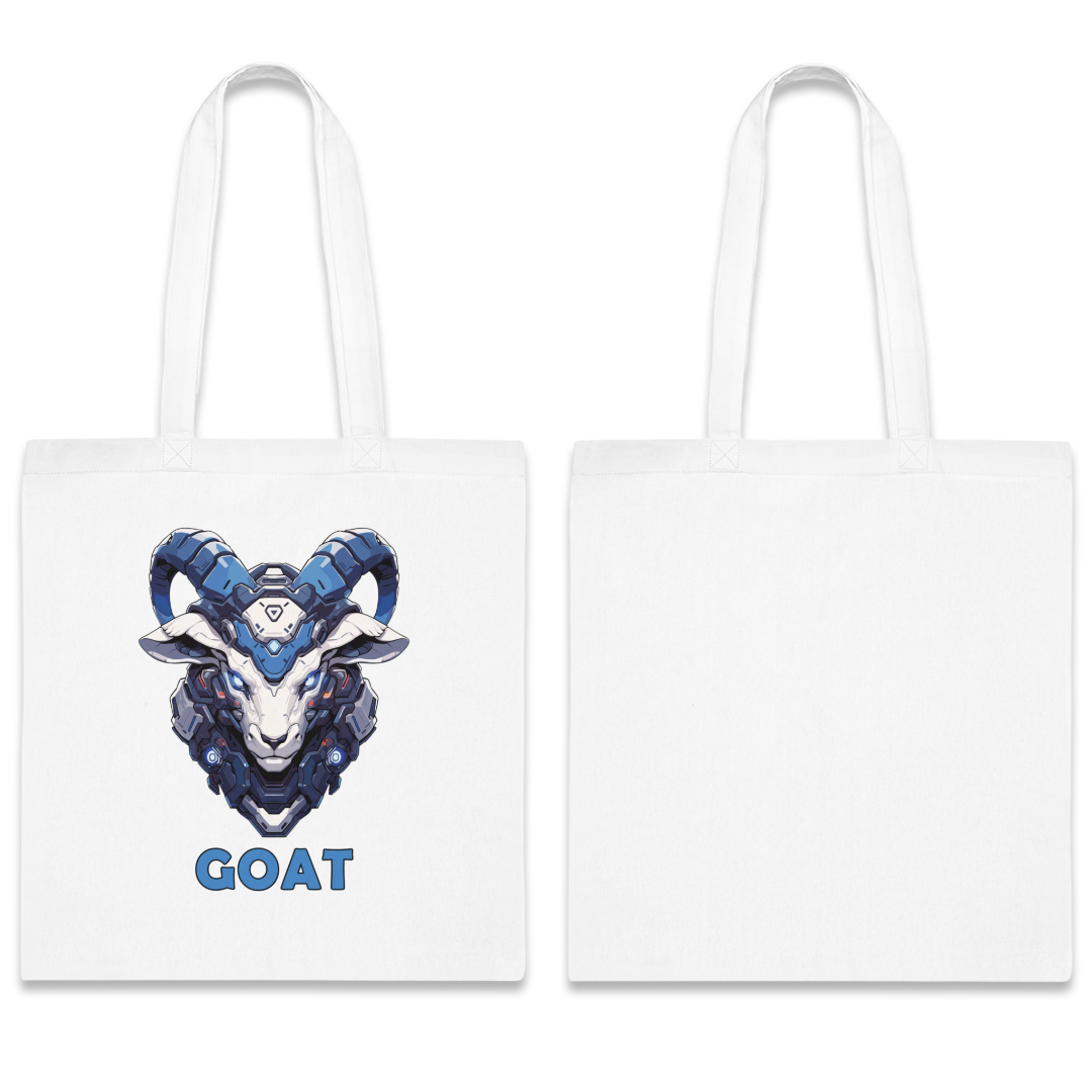 100%纯棉帆布手提袋 | Mascot-Goat-013