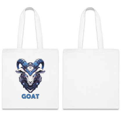 100% Cotton Canvas Tote Bag | Mascot-Goat-013