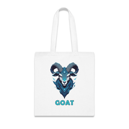 100% Cotton Canvas Tote Bag | Mascot-Goat-014