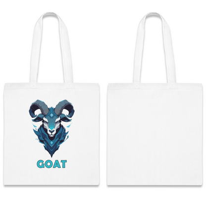 100% Cotton Canvas Tote Bag | Mascot-Goat-014