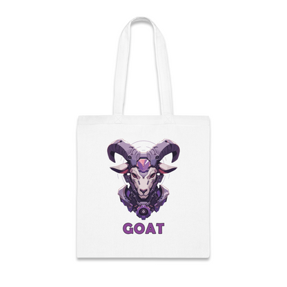 100% Cotton Canvas Tote Bag | Mascot-Goat-015