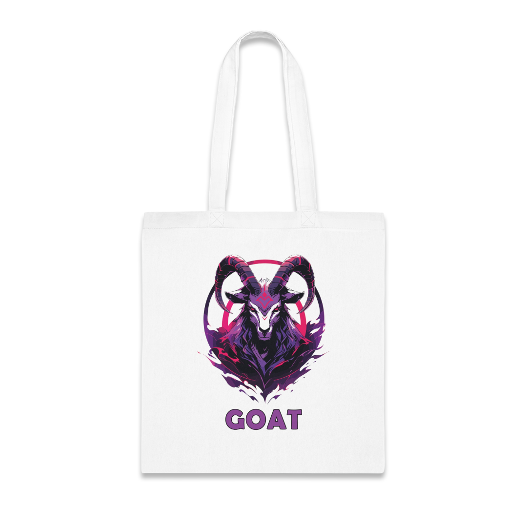 100%纯棉帆布手提袋 | Mascot-Goat-016