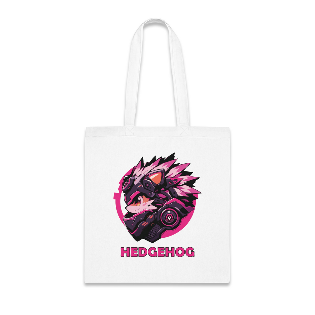 100%纯棉帆布手提袋 | Mascot-Hedgehog-001